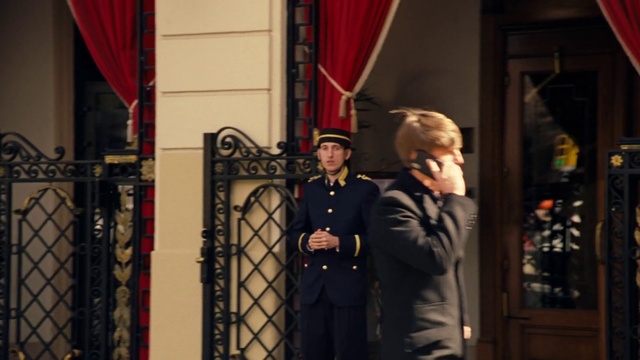 Video Reference: Military uniform, Military person, Curtain, Hat, Flag, Security, Event, Official, Military officer, Uniform