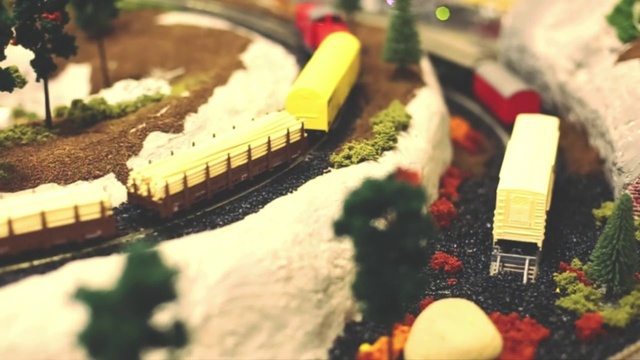 Video Reference: Plant, Train, Toy, Grass, Track, Railway, Wood, Landscape, Lego, Urban design