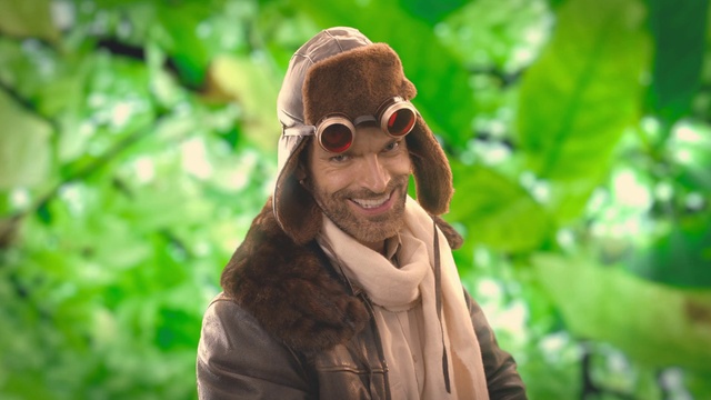Video Reference: Glasses, Smile, Vision care, Outerwear, Beard, Sunglasses, Plant, Eyewear, People in nature, Botany