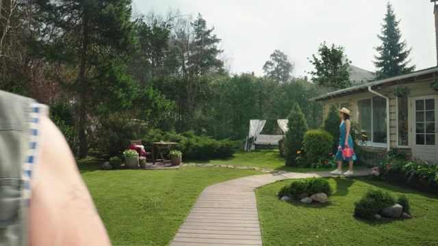 Video Reference: Plant, Sky, Green, Window, Tree, Grass, Leisure, Recreation, Shrub, Landscape