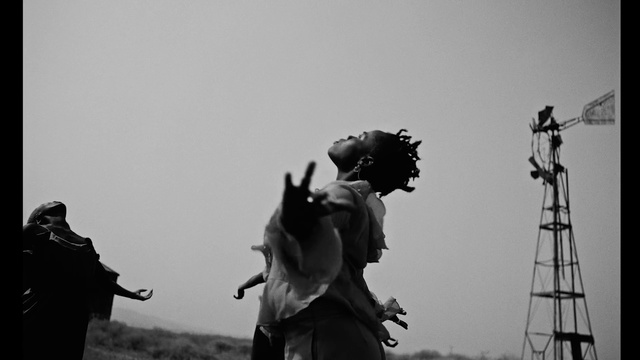 Video Reference: Sky, Flash photography, People in nature, Gesture, Style, Happy, Tripod, Monochrome, Monochrome photography, Landscape