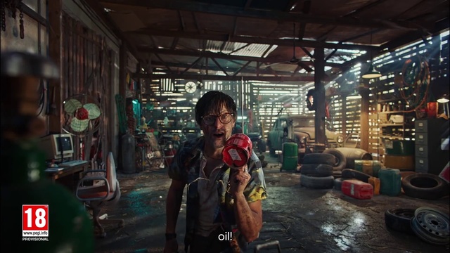 Video Reference: Flash photography, Machine, City, Shooter game, Darkness, Metal, Video game software, Factory, Games, Wood