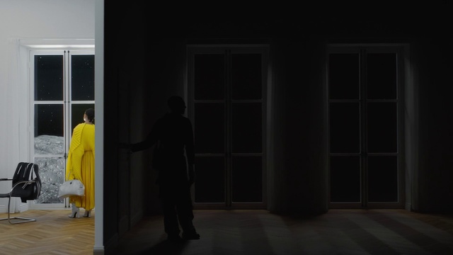 Video Reference: Window, Grey, Tints and shades, Building, Door, Facade, Darkness, Shadow, Room, Flooring