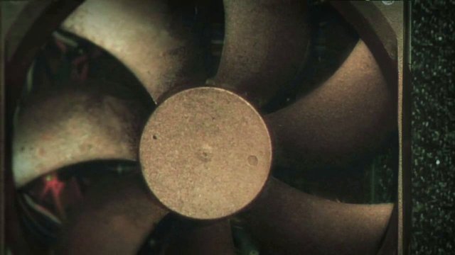 Video Reference: industrial, fan, turbine, blades, metal, mechanical, close-up, equipment, ventilation, rotation, machinery