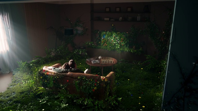 Video Reference: Plant, Grass, Terrestrial plant, Landscape, Darkness, Cg artwork, Landscaping, Pc game, Garden, Action-adventure game