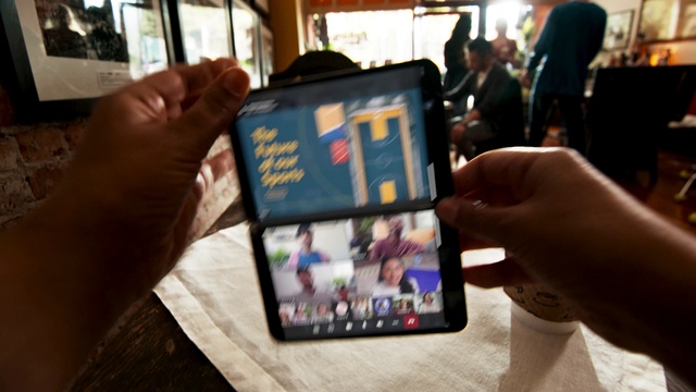 Video Reference: Tablet computer, Communication Device, Gadget, Gesture, Mobile device, Finger, Font, Thumb, Portable communications device, Nail