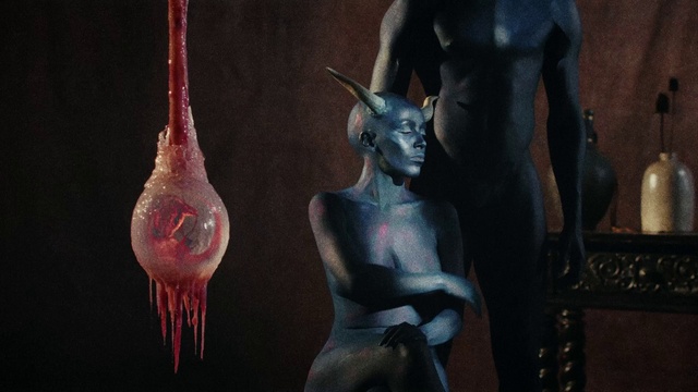 Video Reference: Art, Sculpture, Cg artwork, Painting, Darkness, Fictional character, Event, Visual arts, Illustration, Chest