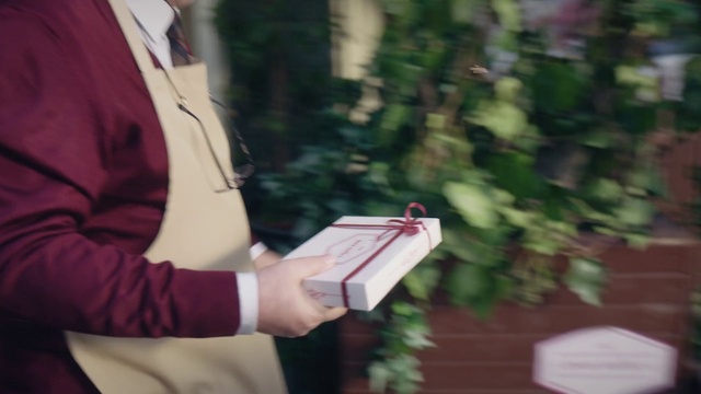 Video Reference: Sleeve, Gesture, Adaptation, Plant, Magenta, Grass, Event, Carmine, Formal wear, Job