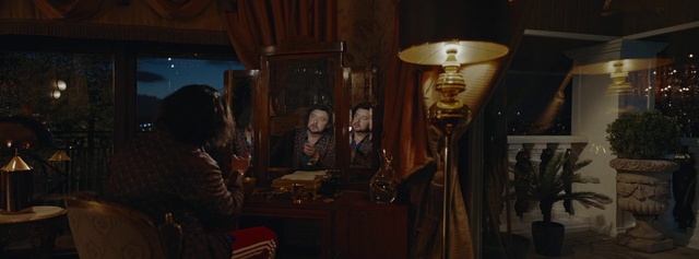 Video Reference: Wood, Building, Event, Ceiling, Darkness, Picture frame, Room, House, Antique, Art