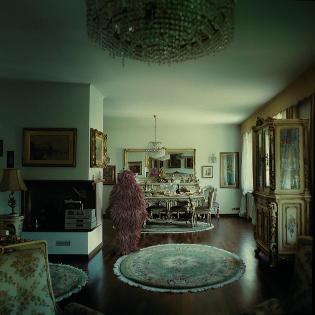 Video Reference: Picture frame, Property, Building, Table, Interior design, Lighting, House, Floor, Flooring, Living room