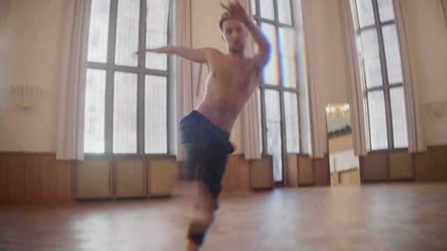 Video Reference: Shoulder, Window, Wood, Dance, Waist, Knee, Thigh, Chest, Sportswear, Exercise
