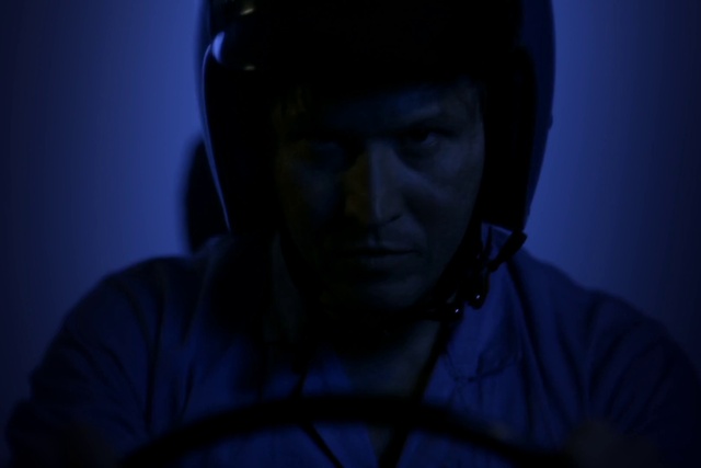 Video Reference: Chin, Outerwear, Eyebrow, Eyelash, Eyewear, Neck, Human body, Flash photography, Jaw, Sleeve