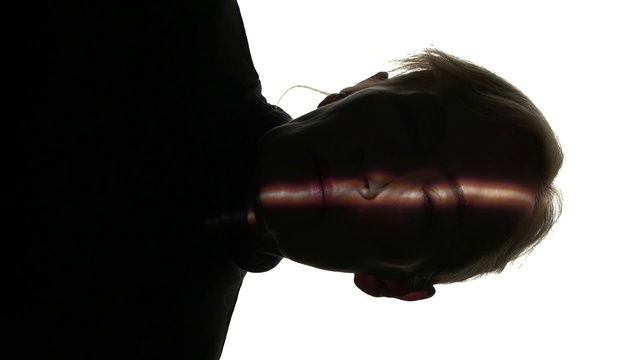 Video Reference: Eye, Flash photography, Gesture, Sky, Tints and shades, Art, Eyewear, Elbow, Sculpture, Personal protective equipment