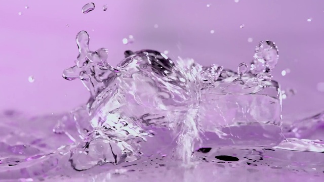 Video Reference: Water, Liquid, Purple, Fluid, Violet, Art, Transparent material, Macro photography, Electric blue, Science