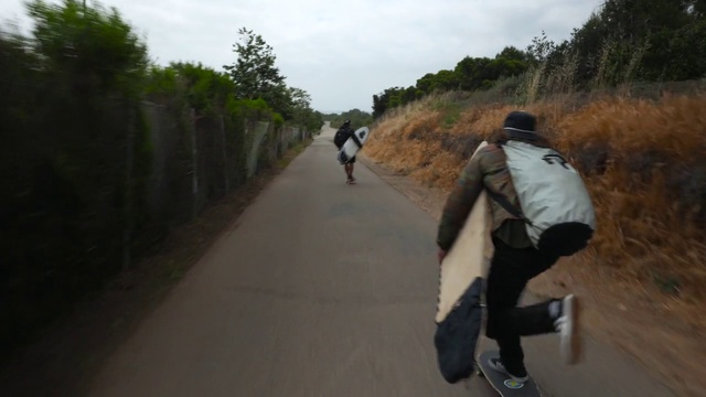 Video Reference: Sky, Plant, Cloud, Tree, Asphalt, Outdoor recreation, Road surface, Wheel, Thoroughfare, Road