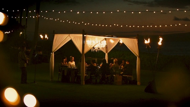 Video Reference: Window, Property, Building, Tent, Entertainment, House, Chair, Curtain, Performing arts, Event