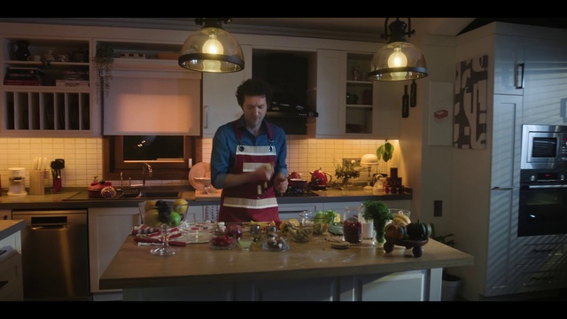 Video Reference: Countertop, Cabinetry, Food, Kitchen, Tableware, Interior design, Table, Home appliance, Kitchen appliance, Cooking