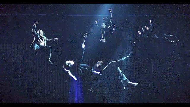 Video Reference: Art, Performing arts, Font, Entertainment, Astronomical object, Electric blue, Space, Event, Rectangle, Display device