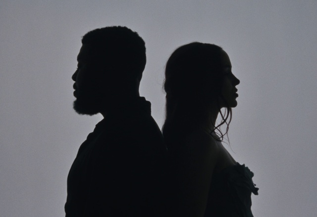 Video Reference: Shoulder, Sky, Flash photography, Neck, Gesture, Happy, Black hair, Fun, Backlighting, Monochrome photography