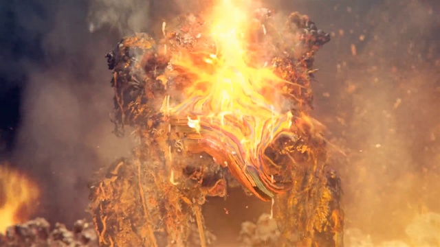 Video Reference: Fire, Flame, Heat, Gas, Event, Bonfire, Smoke, Pollution, Landscape, Art