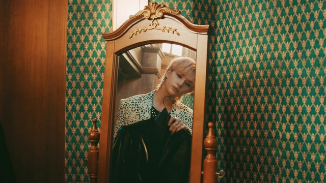 Video Reference: Mirror, Wall, Eyewear, Art, Wood, Tints and shades, Pattern, Fashion design, Visual arts, Door