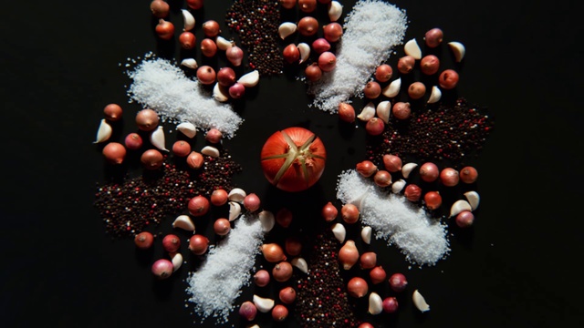 Video Reference: Human body, Creative arts, Art, Red, Heart, Font, Circle, Holiday, Event, Pattern