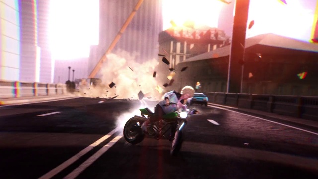 Video Reference: Wheel, Tire, Land vehicle, Automotive lighting, Vehicle, Motorcycle, Road surface, Helmet, Asphalt, Automotive tire