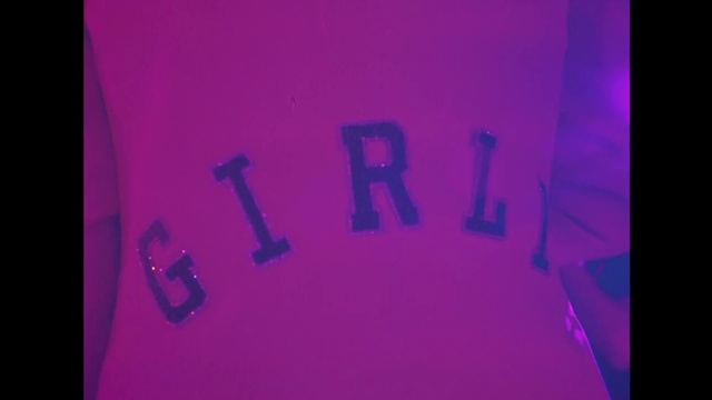 Video Reference: Purple, Human body, Rectangle, Violet, Pink, Font, Magenta, Tints and shades, Electric blue, Brand