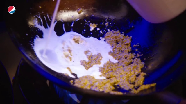 Video Reference: Liquid, Blue, Ingredient, Recipe, Fluid, Mixture, Cuisine, Dish, Cooking, Gas