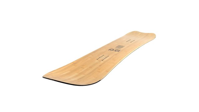 Video Reference: snowboard, winter sports, sports equipment, board, wooden deck, isolated, white background, product shot, gear, skiing, snowboarding, equipment, studio, minimal