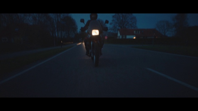 Video Reference: Automotive lighting, Flash photography, Road surface, Asphalt, Headlamp, Tree, Sky, Thoroughfare, Tints and shades, Landscape