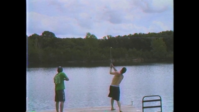 Video Reference: Water, Cloud, Sky, Water resources, Shorts, Tree, Lake, People in nature, Gesture, Leisure