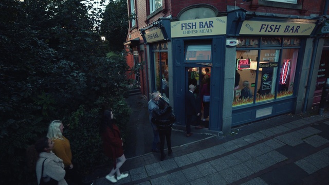 Video Reference: Building, Road surface, Window, Tree, Road, City, Facade, Door, Pedestrian, Sidewalk