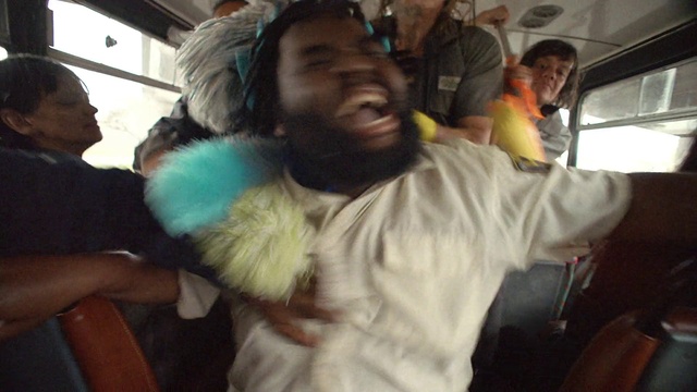 Video Reference: Fur clothing, Mammal, Gesture, Finger, Glove, Smile, Hat, Happy, Fun, Beard