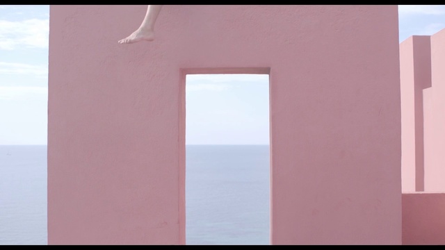 Video Reference: Window, Purple, Rectangle, Azure, Building, Violet, Fixture, Pink, Wall, Material property