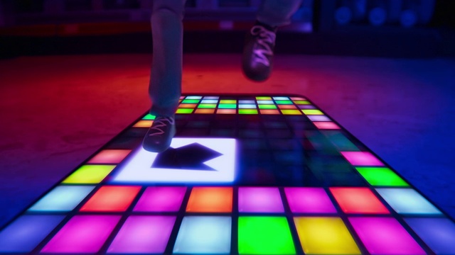 Video Reference: Colorfulness, Light, Purple, Lighting, Entertainment, Visual effect lighting, Line, Red, Floor, Magenta