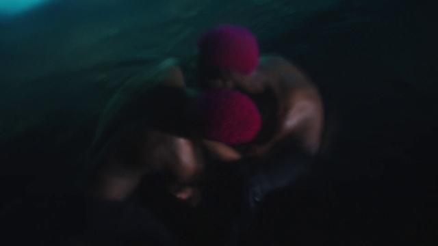 Video Reference: Petal, Underwater, Marine biology, Electric blue, Automotive lighting, Tail, Magenta, Carmine, Darkness, Macro photography