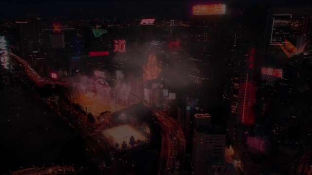 Video Reference: Atmosphere, Atmospheric phenomenon, Entertainment, Art, Landscape, City, Urban design, Event, Space, Darkness