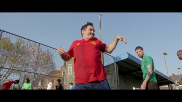 Video Reference: Head, Shirt, Arm, Sky, Smile, Gesture, T-shirt, Shorts, Happy, Leisure