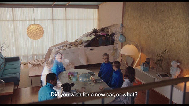 Video Reference: Shirt, T-shirt, Event, Leisure, Fun, Hat, Room, Machine, Aerospace engineering, Luxury vehicle