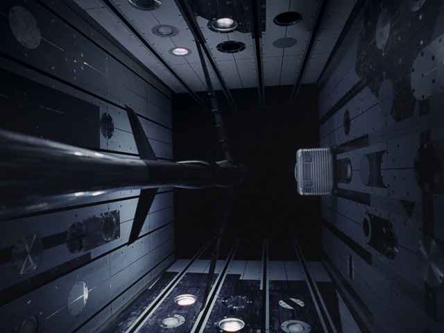 Video Reference: Stairs, Flash photography, Grey, Parallel, Symmetry, Tints and shades, Wood, Space, Darkness, Tree