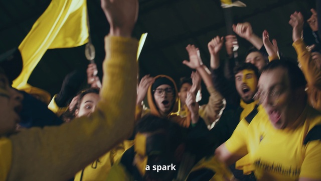 Video Reference: Gesture, Fan, Entertainment, T-shirt, Leisure, Event, Fun, Crowd, Hat, Happy