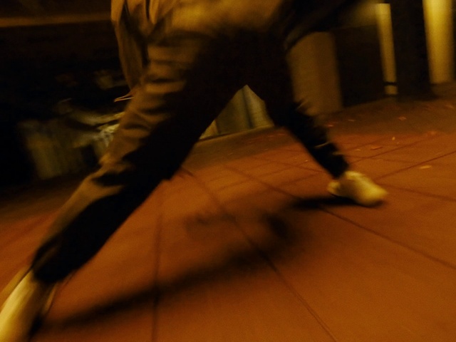 Video Reference: Leg, Wood, Yellow, Flooring, Floor, Flash photography, Thigh, Hardwood, Tints and shades, Performing arts