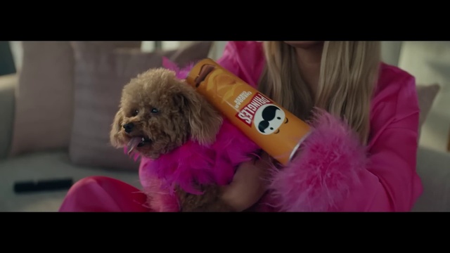Video Reference: Dog, Dog breed, Toy, Carnivore, Gesture, Pink, Fawn, Companion dog, Liver, Magenta