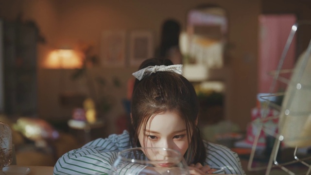 Video Reference: Eyelash, Ear, Happy, Tableware, Fun, Event, Child, Brown hair, Sitting, Bangs