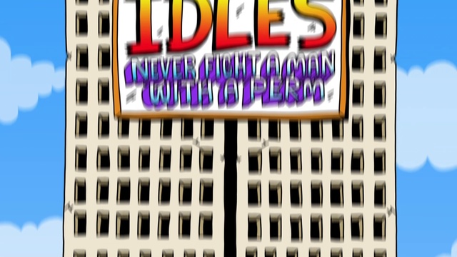 Video Reference: Building, Font, Sky, Facade, City, Electric blue, Tower block, Pattern, Logo, Magenta