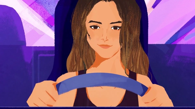 Video Reference: Hair, Hairstyle, Eyebrow, Mouth, Gesture, Iris, Eyelash, Cartoon, Black hair, Fun