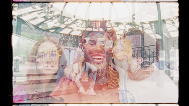 Video Reference: Organism, Pink, Art, Happy, Glass, Fun, Leisure, Event, Reflection, Photomontage