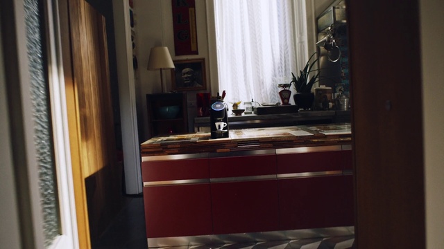 Video Reference: Window, Building, Wood, Curtain, Kitchen, Countertop, Hardwood, Flooring, Living room, Door