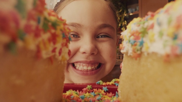 Video Reference: Smile, Food, Happy, Fun, Event, Sweetness, Child, Leisure, Dessert, Confectionery